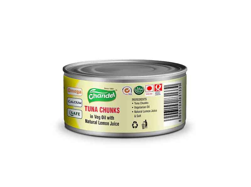 Tuna Chunks In Veg Oil With Natural Lemon Juice - Master