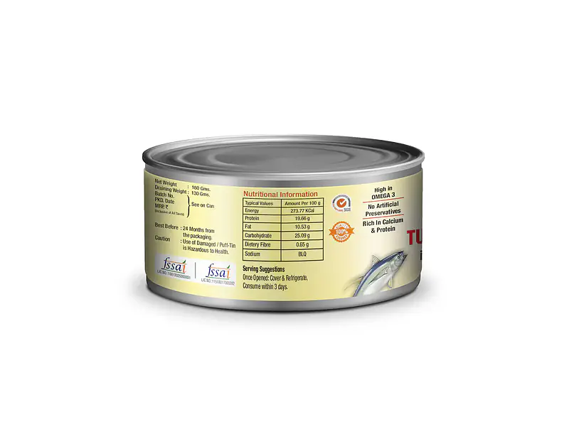 Tuna Chunks In Sunflower Oil - Master