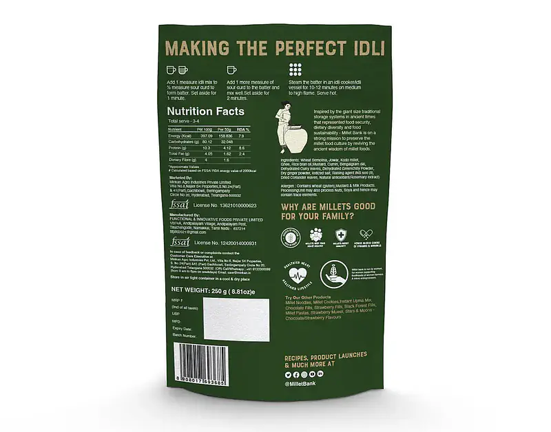 Multimillet Idli Mix - Master